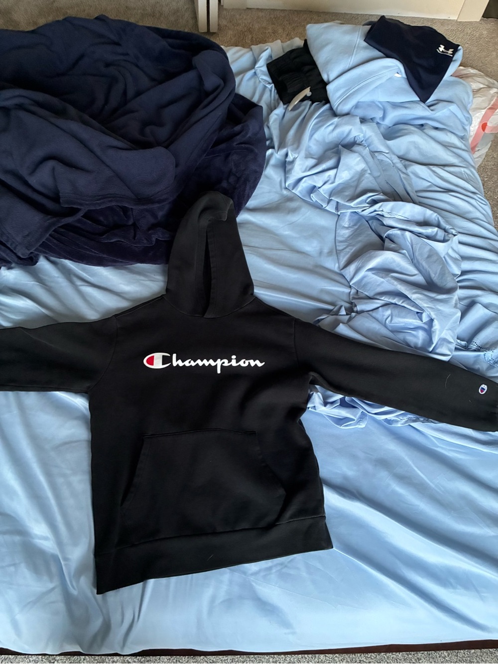 Kids black Champion Sweatshirt